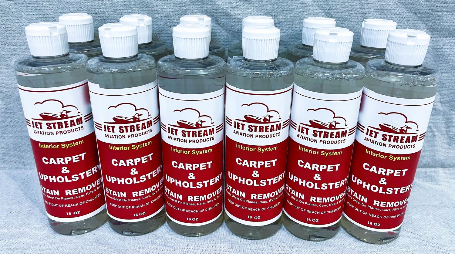 Carpet & Upholstery Stain Remover Case 12 - 16oz Bottles