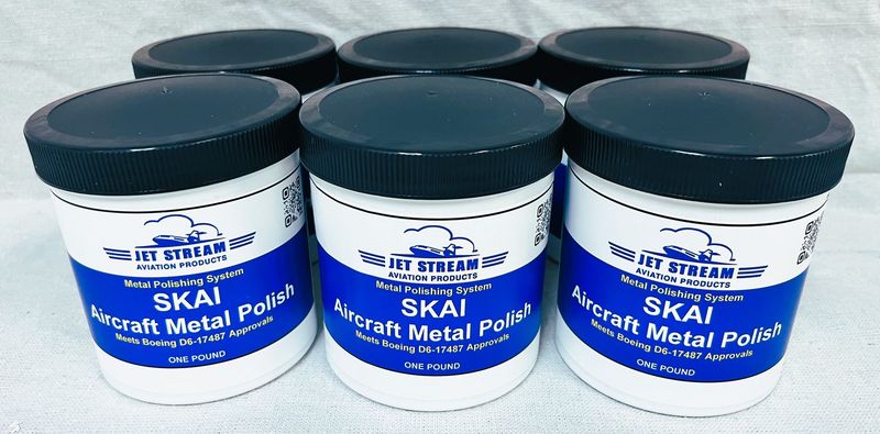 Skai Metal Polish Case 6 - 1 LB Jars