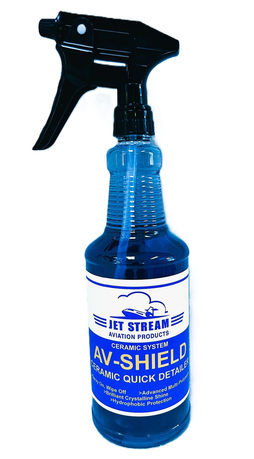 Av-Shield Ceramic Quick Detailer Aircraft Dry Wash - 1 US QUART (32 FL OZ)