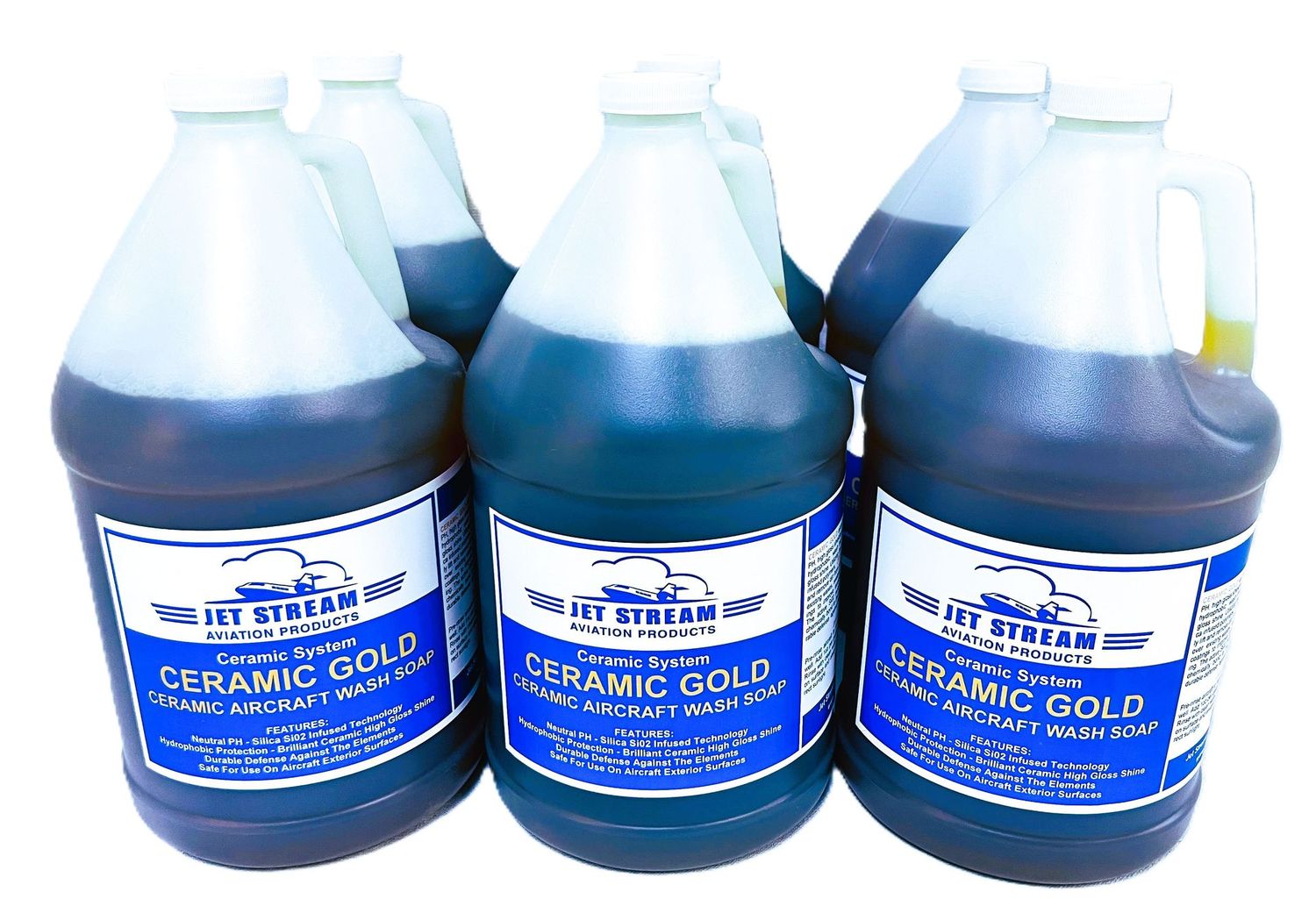 Ceramic Gold Aircraft Wash Soap - Case 6 Gallons