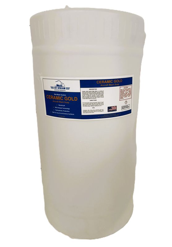 Ceramic Gold Aircraft Wash Soap - 15 Gallon Drum