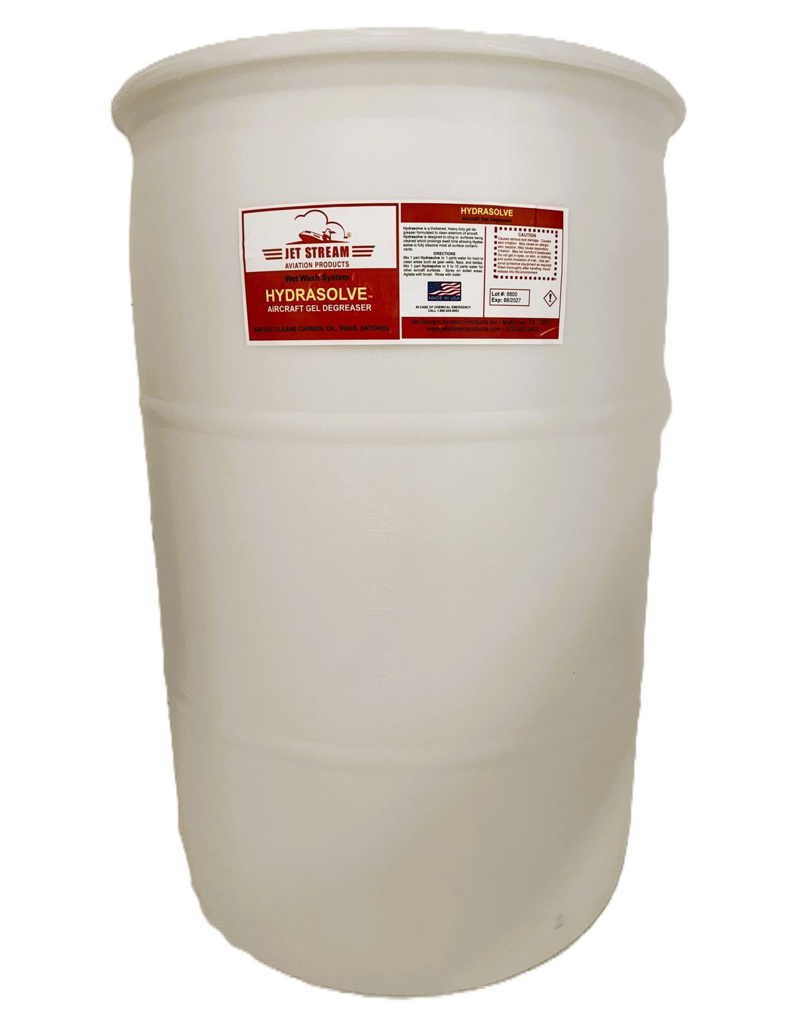 Hydrasolve Aircraft Gel Degreaser - 55 Gallon Drum