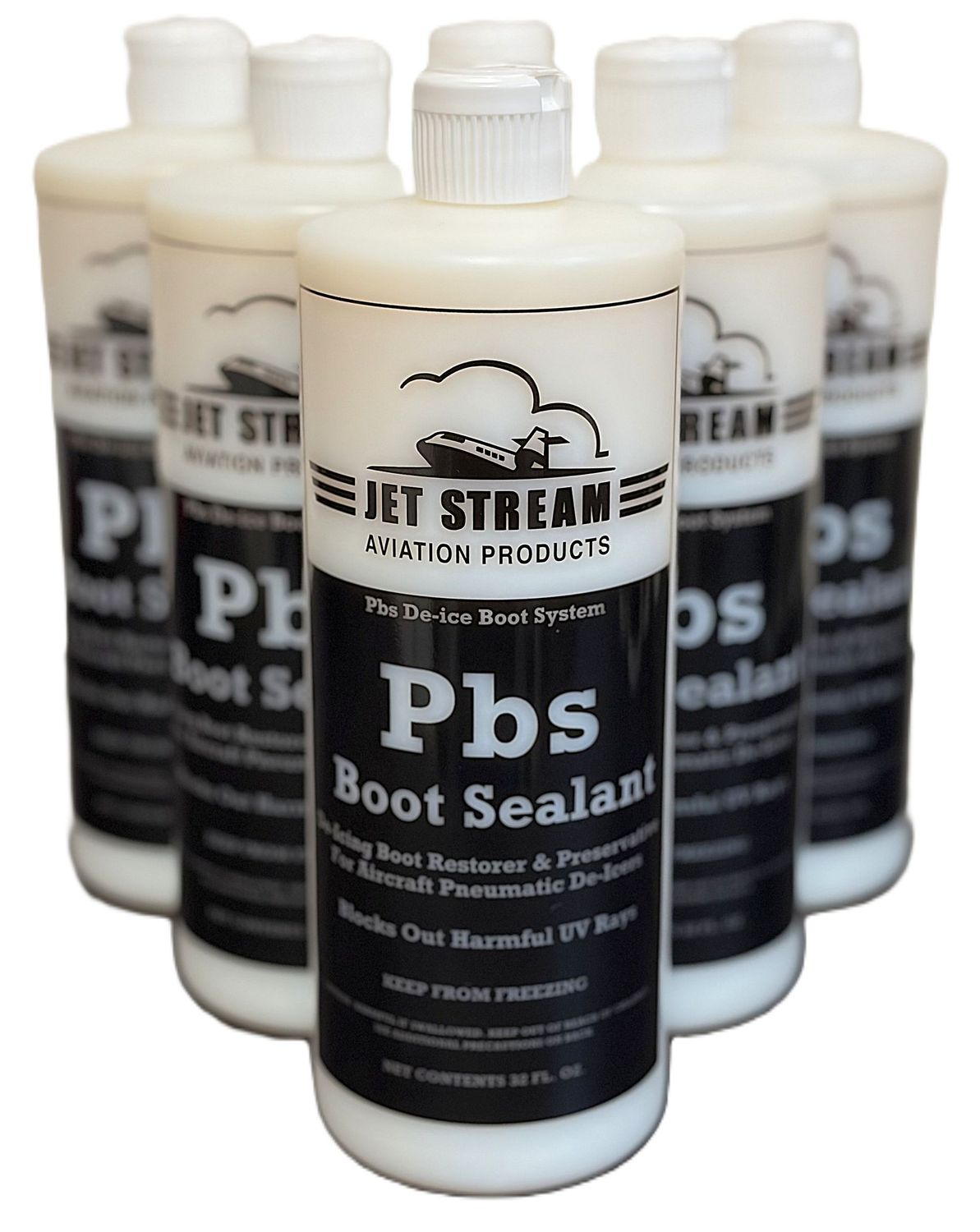 Pbs De-Ice Boot Sealant - Case 6 Quarts - 32 FL OZ Bottles Pbs De-Ice Boot Sealant - Case 6 Quarts - 32 FL OZ Bottles