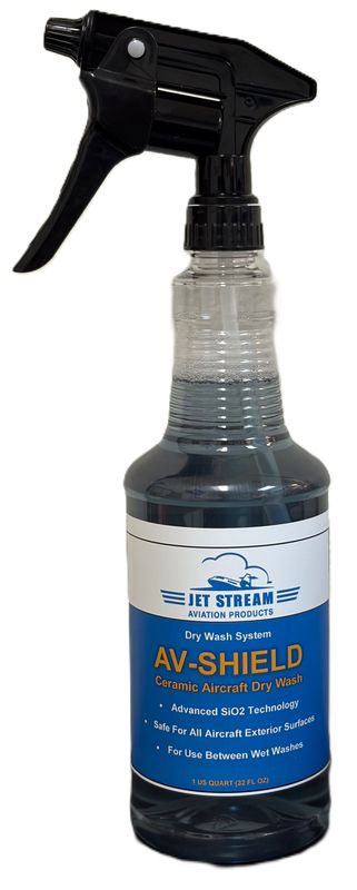 Av-Shield Ceramic Quick Detailer Aircraft Dry Wash - 1 US QUART (32 FL OZ)