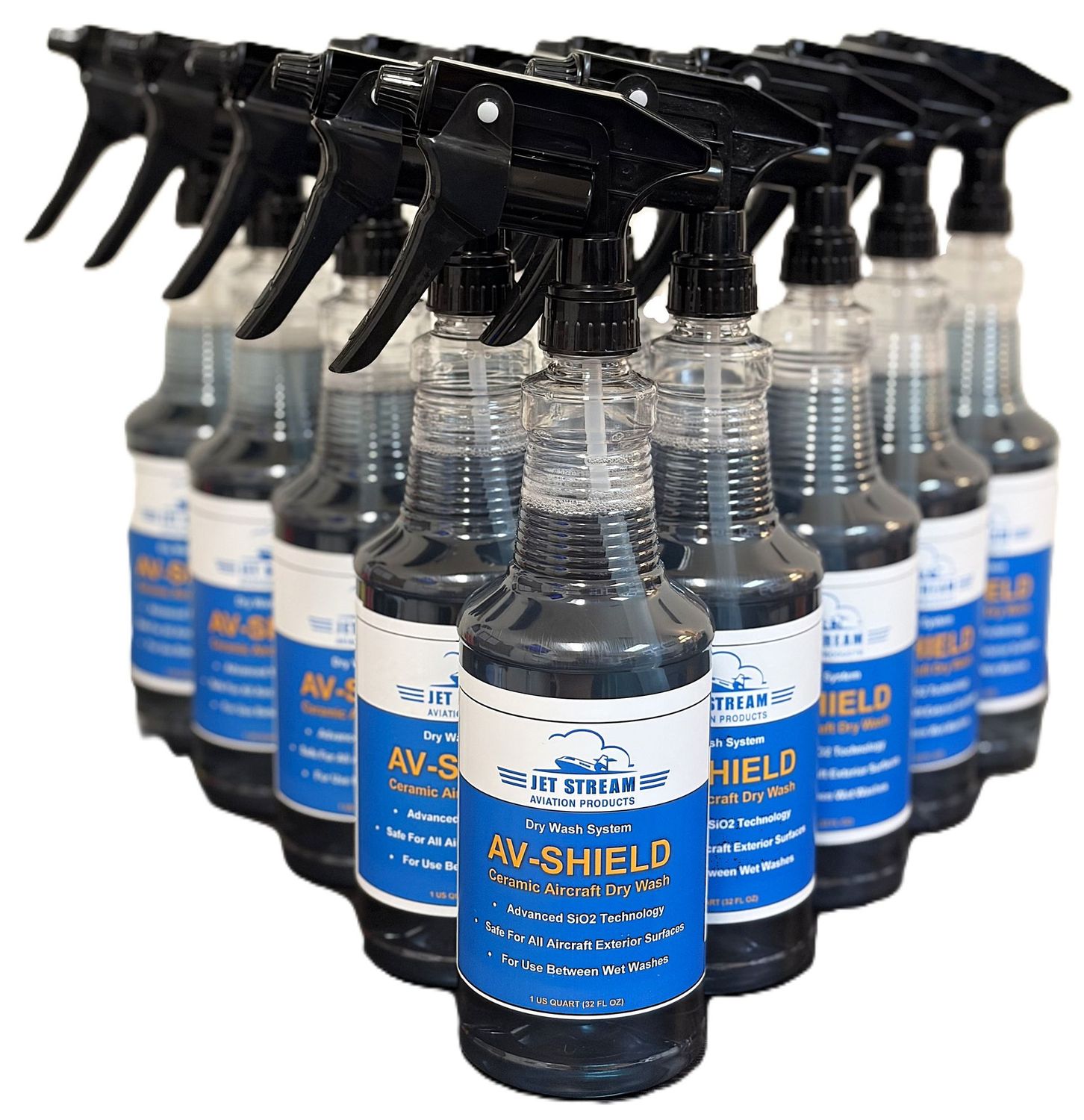 Av-Shield Ceramic Quick Detailer Aircraft Dry Wash - Case 12 Quarts - 32 FL OZ Bottles Av-Shield Ceramic Quick Detailer Aircraft Dry Wash - Case 12 Quarts - 32 FL OZ Bottles