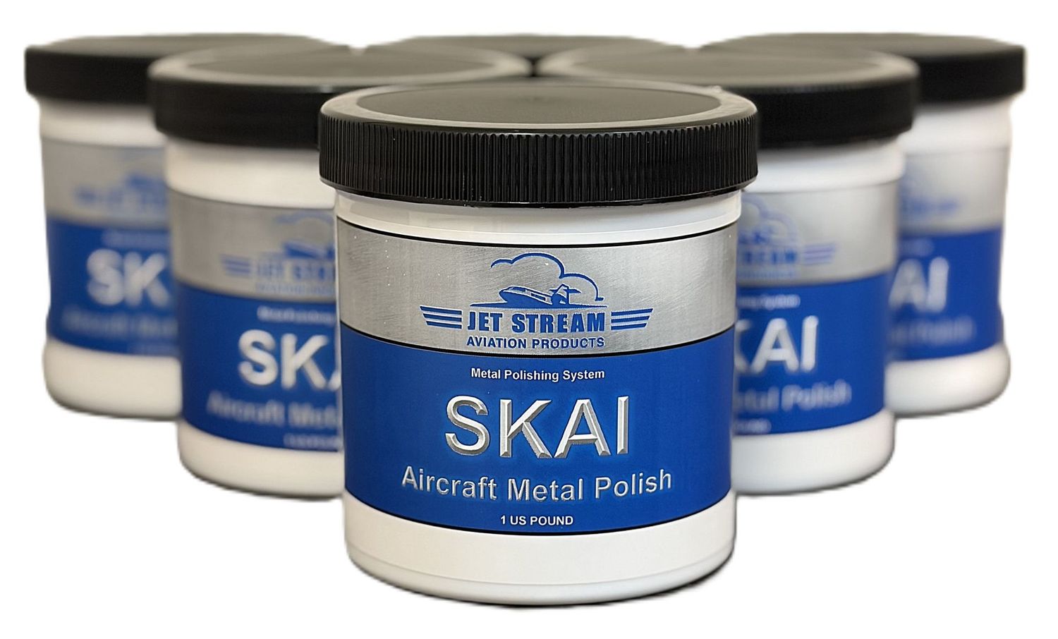 Skai Metal Polish - Case 6 - 1 LB Jars