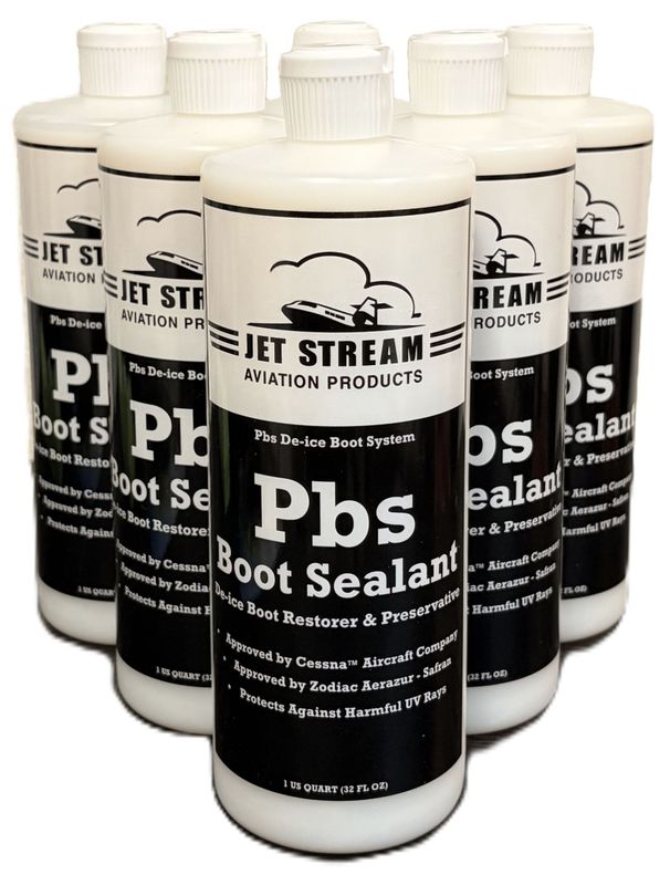 Pbs De-Ice Boot Sealant - Case 6 Quarts - 32 FL OZ Bottles