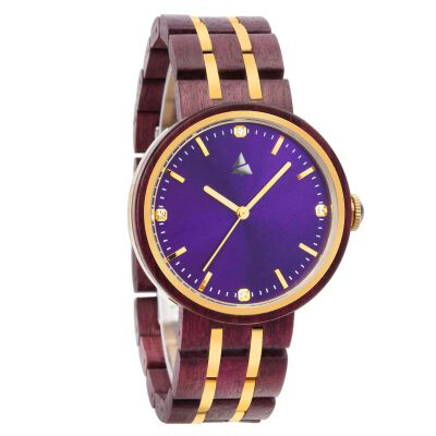 Wooden watch WOODSI LAVANDA