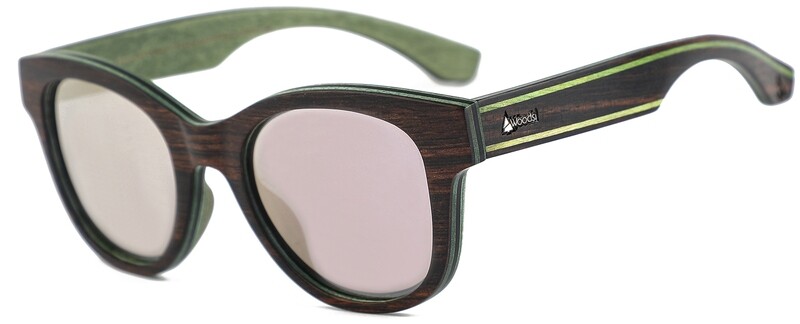 WOODSI Supreme Flex Thalassa wooden glassesWS216-B-Pink REVO