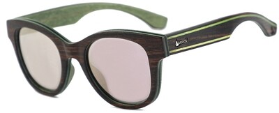 WOODSI Supreme Flex Thalassa wooden glassesWS216-B-Pink REVO