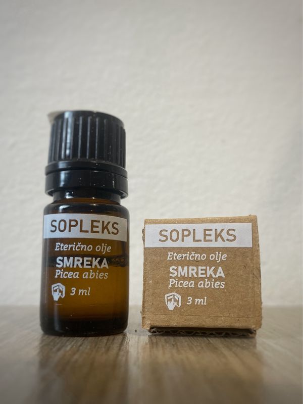 Eterično olje Sopleks - vonj slovenske smreke