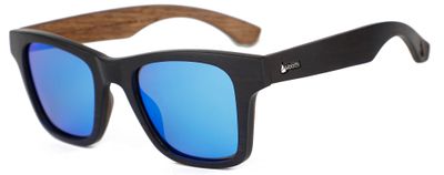 WOODSI Supreme Flex Thalassa wooden glasses - WS315-A-Ebony Blue REVO