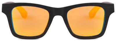 WOODSI Supreme Flex Thalassa wooden glasses - WS315-A-Ebony Orange REVO