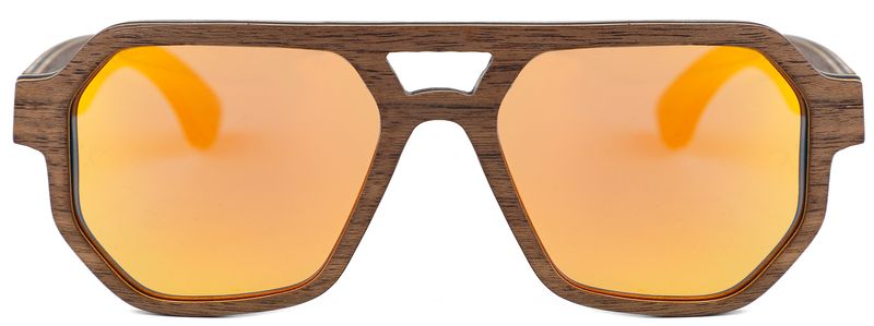 WOODSI Supreme Flex Thalassa wooden glasses WS104-A-Walnut Orange Revo