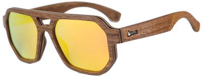 WOODSI Supreme Flex Thalassa wooden glasses WS104-A-Walnut Orange Revo