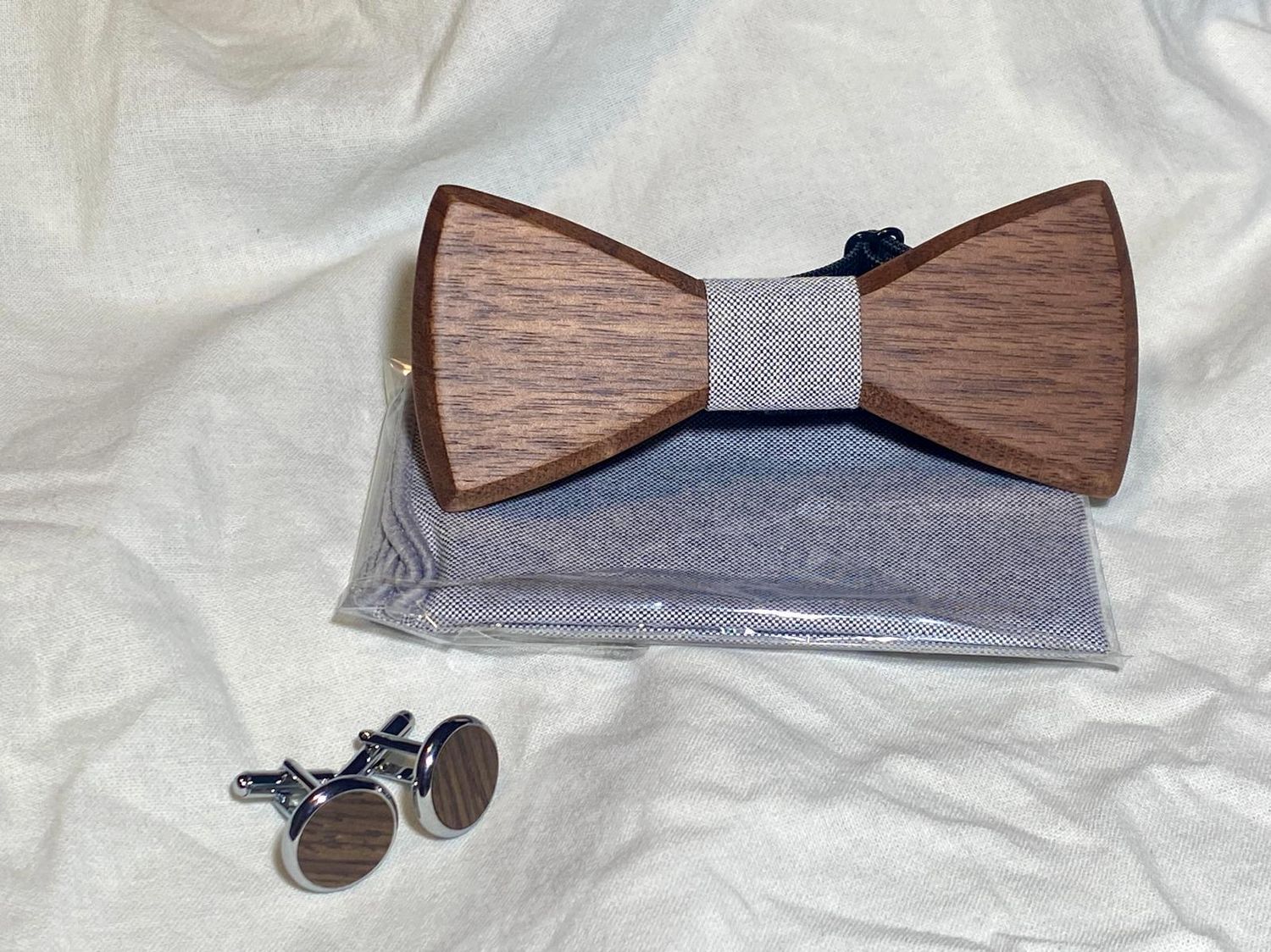 Lesen metuljček WOODSI v setu_a / srebrna