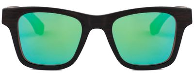 WOODSI Supreme Flex Thalassa wooden glasses - WS315-A-Ebony Green REVO