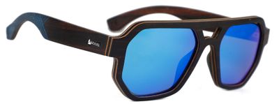 lesena očala WOODSI Supreme Flex Thalassa WS104-A-Ebony Blue Revo