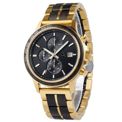 Lesena ura WOODSI ZENIT gold