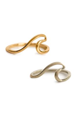 Wide Wave Ring