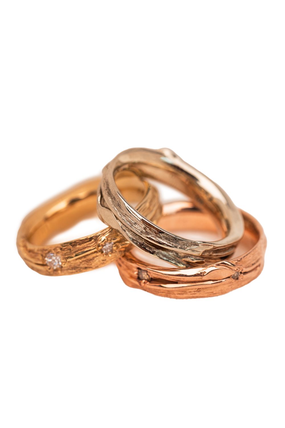 Vine Band with Diamonds