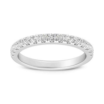 Part-Way Diamond Shared Prong 0.43 cttw