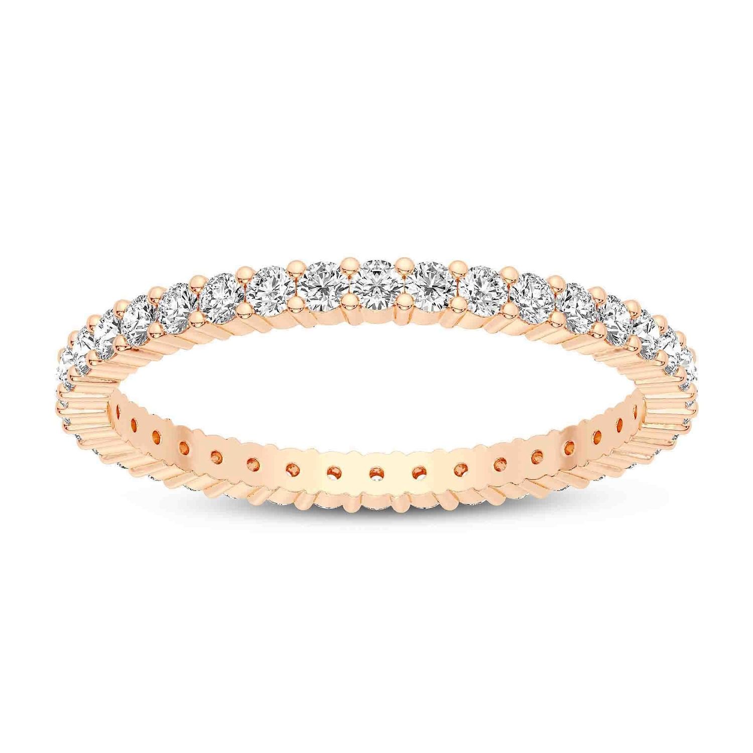 Eternity Shared Prong Diamond Band 0.94 cttw