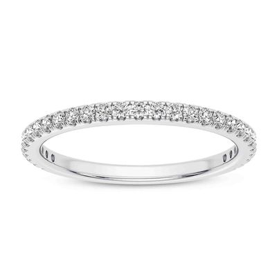 Low Profile Part Way Diamond Band (0.16 cttw)
