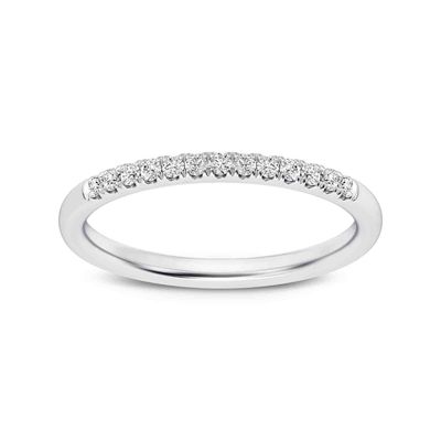 Low Profile Part Way Diamond Band (0.18 cttw)