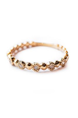 Bead + Bezels Stacker (6 Stone)