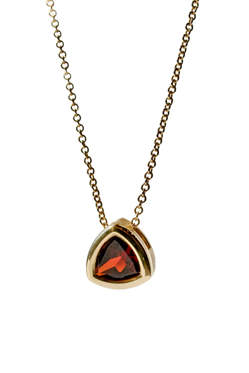 14K Yellow Slide Pendant