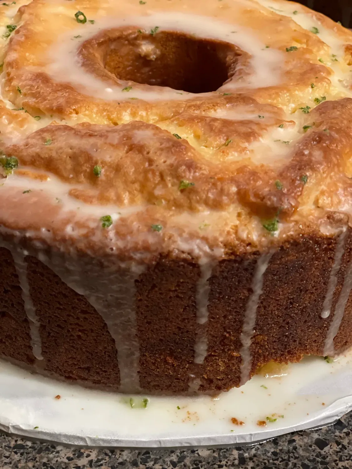 Key Lime pound cake - LOCAL