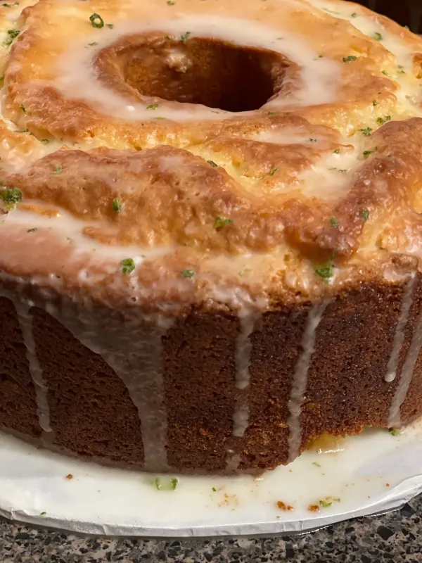 Key Lime pound cake