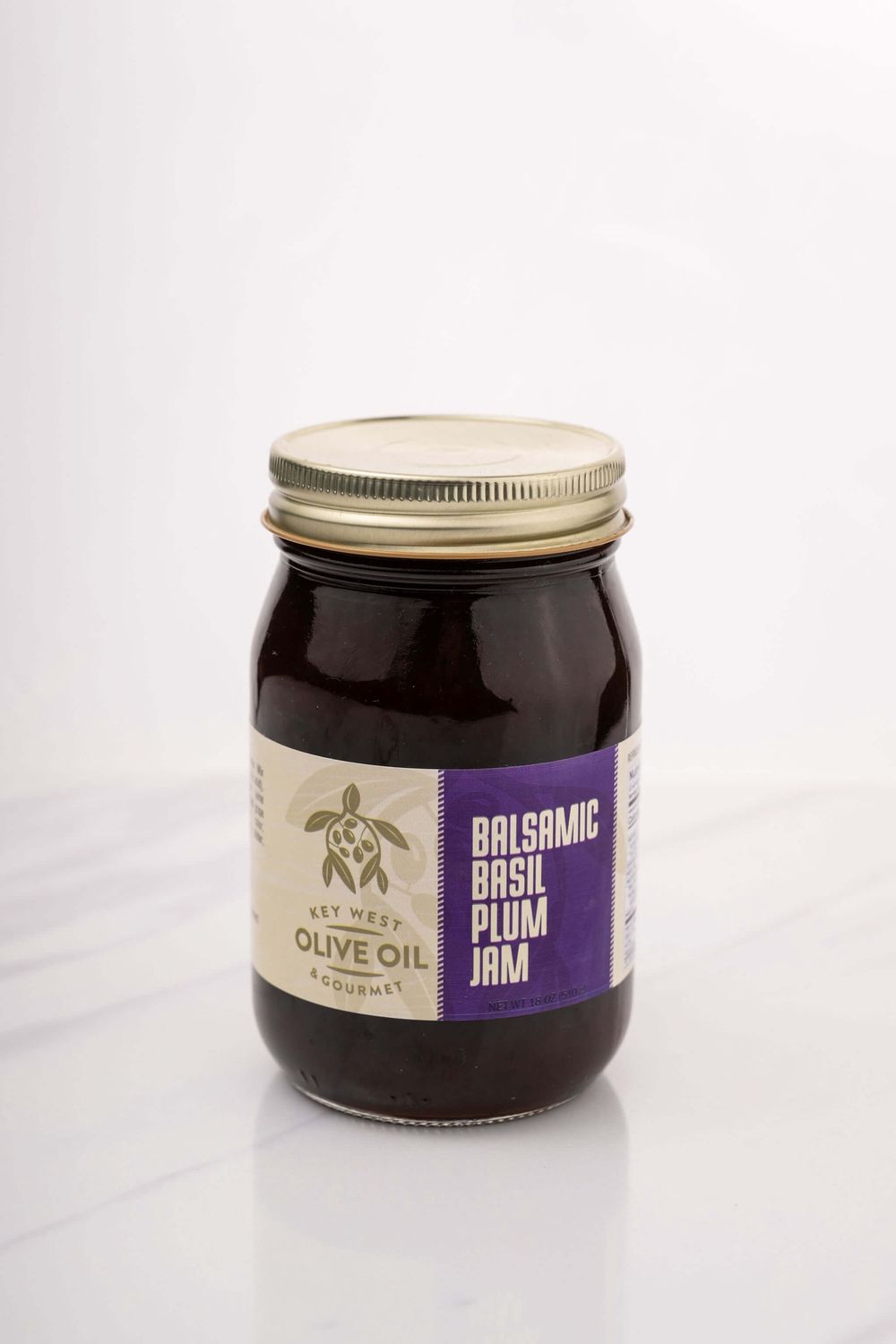 Balsamic Basil Plum Jam