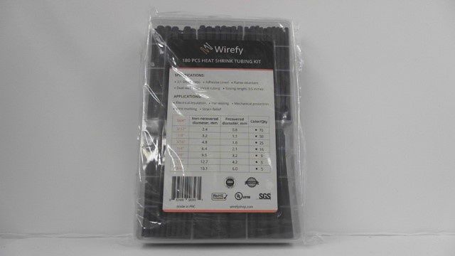 heat shrink tubing -180 piece