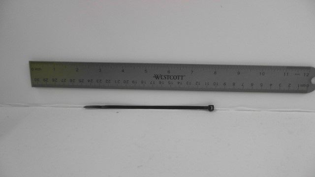 Zip ties - Small - Black - 6in