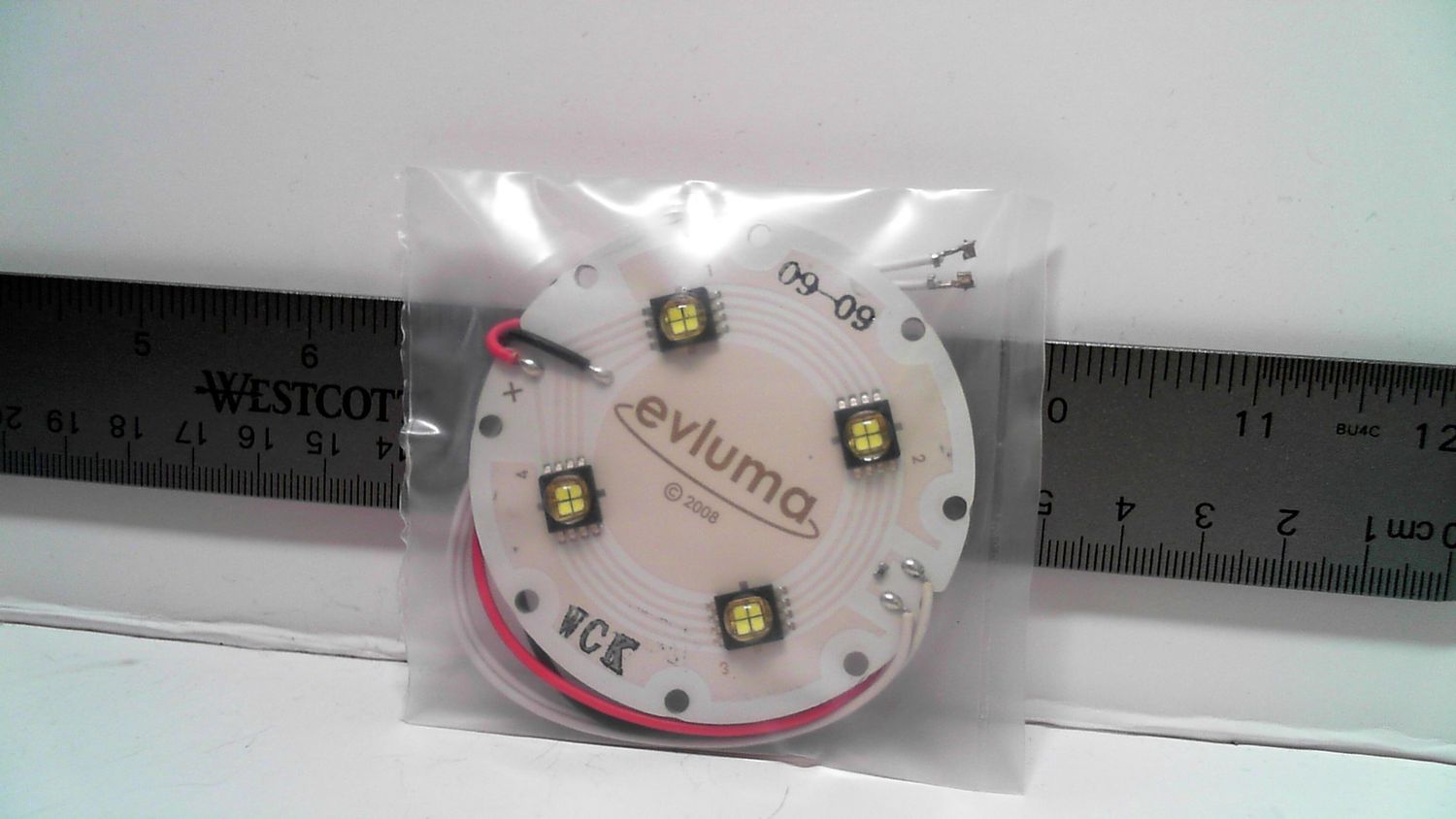 LED Display - Disk - 4x White