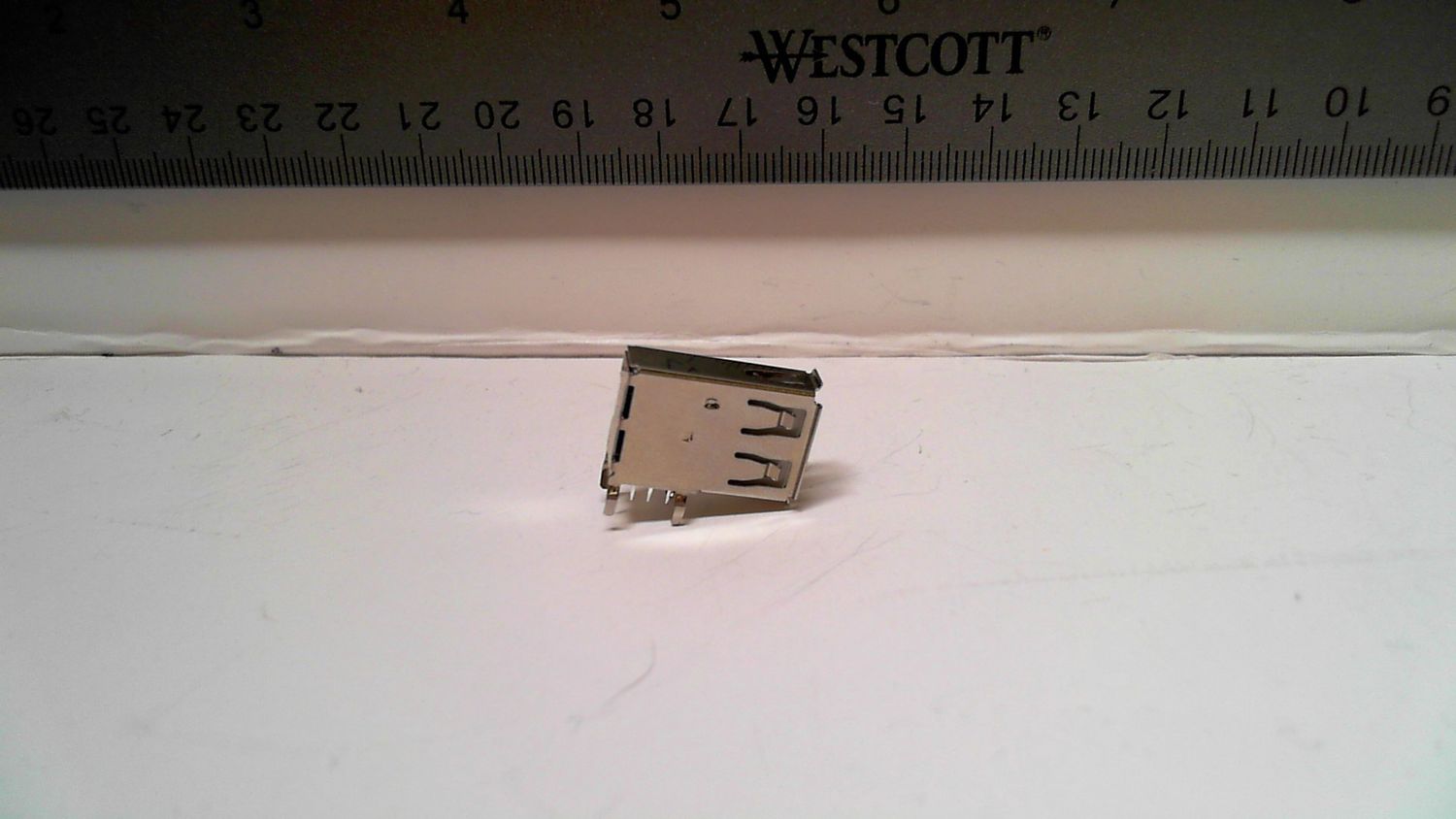 Connector - USB A female - Side mount - Solderable