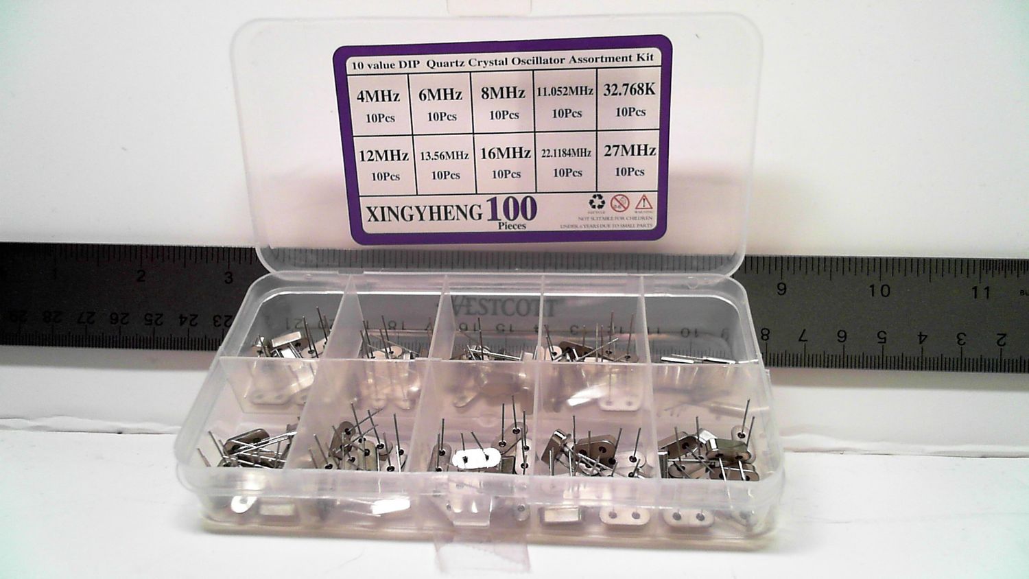 Quartz Crystal Oscillator - Kit (100pc)