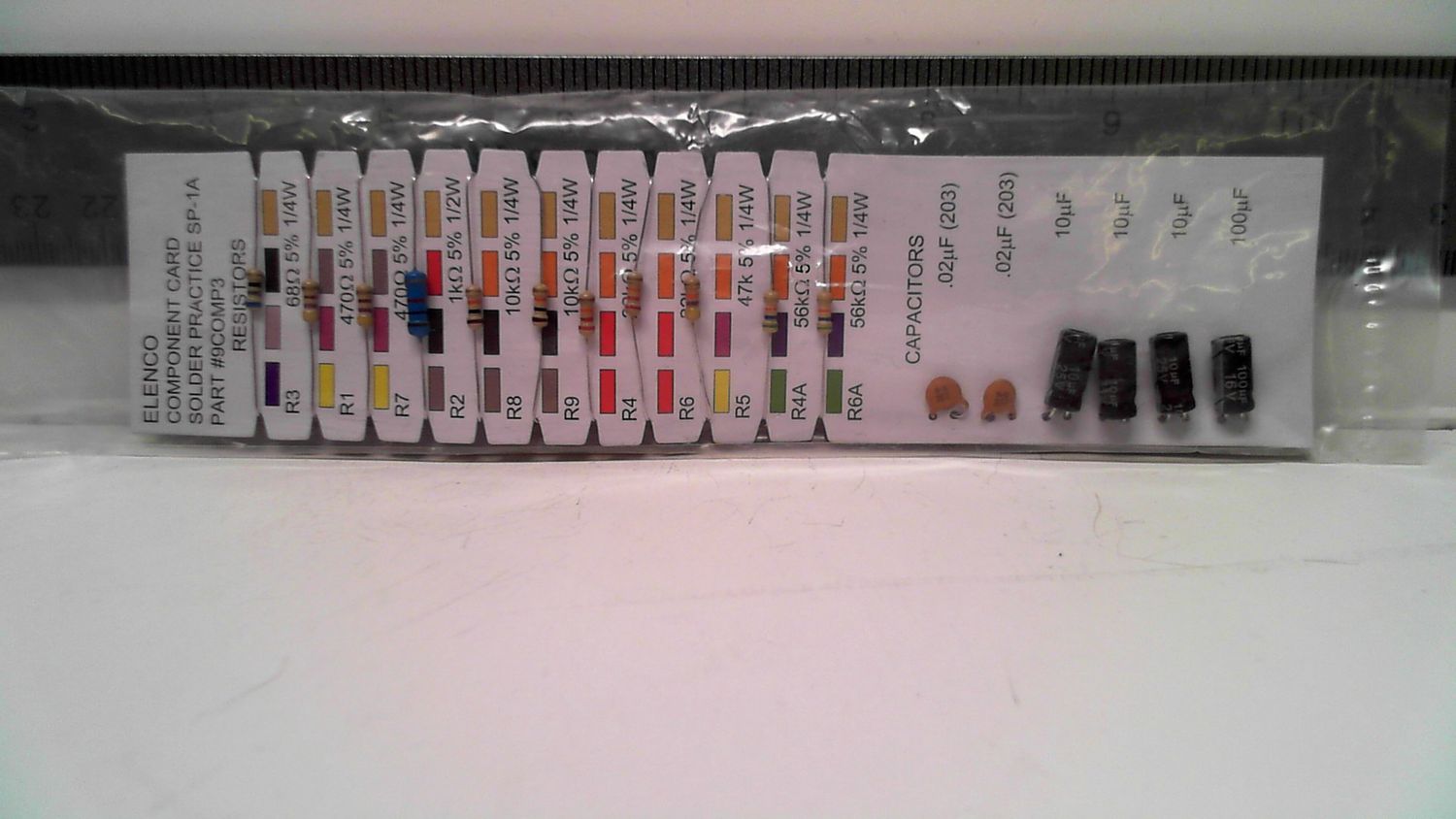 Assorted Components for Practice Kit