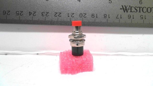 Switch - Push Button - red cap