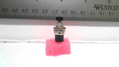 Switch - Push Button - black cap - normally on