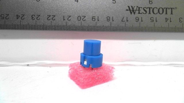 Switch - Push Button - blue cap