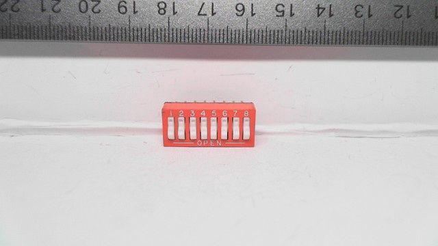 Switch - DIP rocker - 8 pos