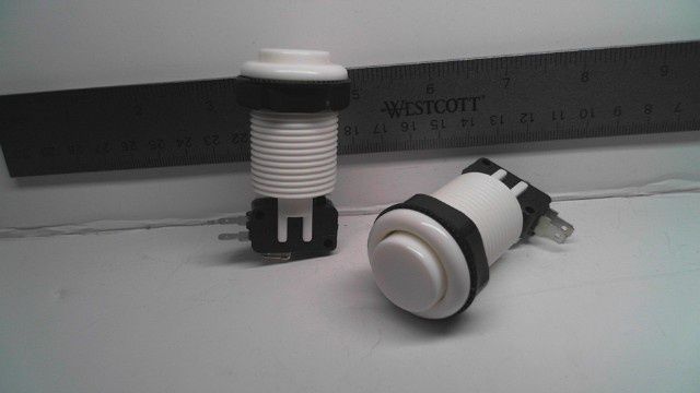 Switch - Push Button - giant white arcade button