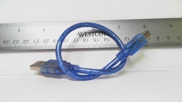 Cable - USB A to Mini - 30cm for Arduino Nano