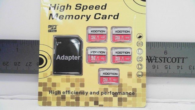 Micro SD card - 16Gb - Sold individually adapter not included