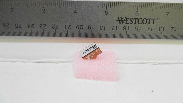 MicroSD card - 64GB (one per customer)