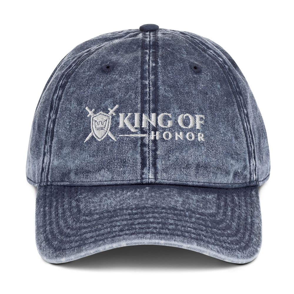 King of Honor Vintage Cotton Twill Hat