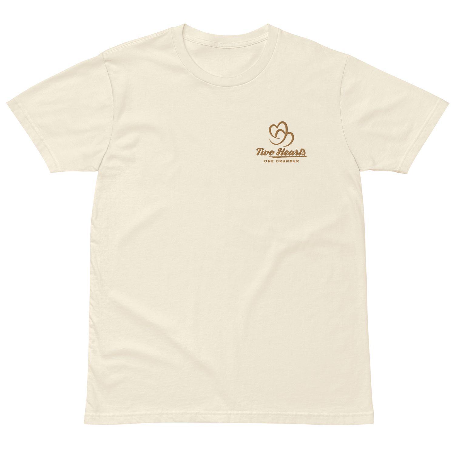 Two Heats One Drummer Unisex Premium Tee